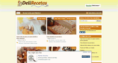 Desktop Screenshot of delirecetas.com